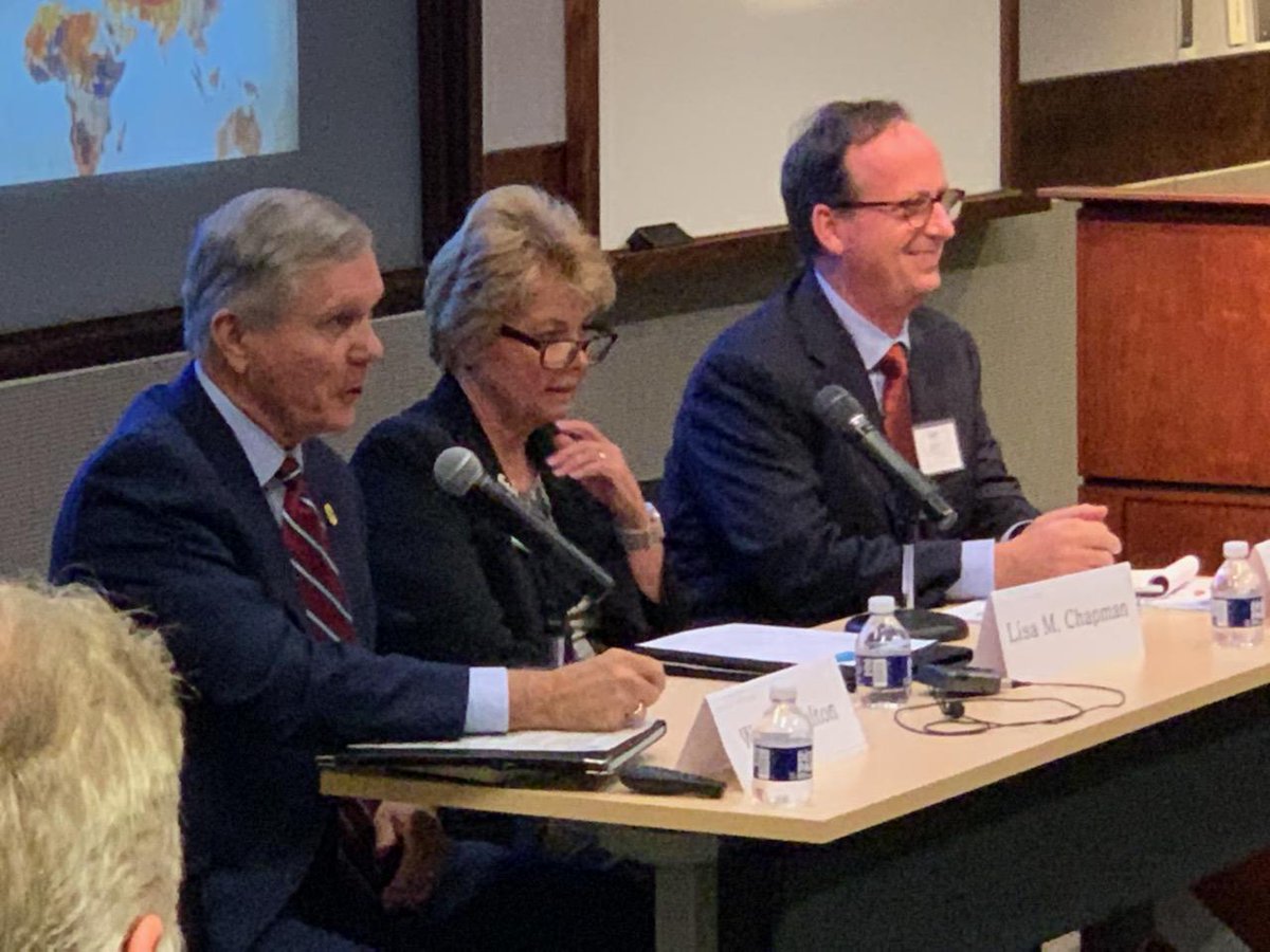 UNCWorldView's tweet photo. The community college symposium is capping off the day of presentations with a heavy-hitting panel of CC leaders discussing poverty on campus. Thank you to @WalterDalton @LisaMChapman1 and Dan Mayo! @isothermal_edu @iamcccc @PittCC #WorldView2019 https://t.co/RpT9ErodZy