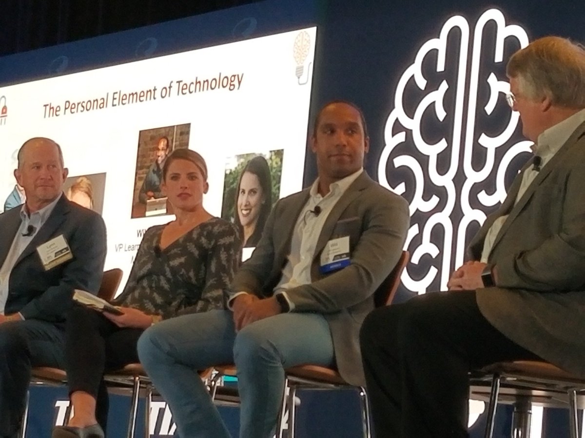 tianetdotorg's tweet photo. Impressive and entertaining panel at #TIA2019TECH with Lynn Gravley, NT Logistics; Rick Halbrooks, McLeod Software; Will Jenkins, MoLo Solutions; and Leigh Sauter, Tucker Company Worldwide, sharing why 3PLs must leverage the mix of new technology with people and relationships! https://t.co/IOhTZuvWtH