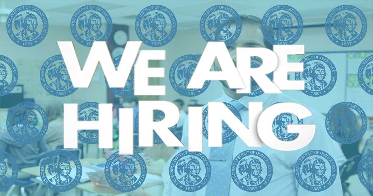 Paraprofessional - PreK - Exceptional Student Education for Lakeview Elementary School. #SDOCGoodtoGreat 

View job posting here: jobs.osceolaschools.net/support-staff-…