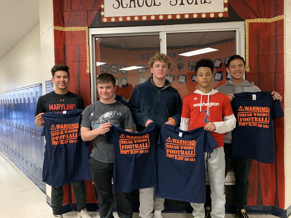 CoachRenae's tweet photo. WARNING! 🏈
@BWHSFootball is in the Playoffs 
Don’t Sleep On Us!

$10 Shirts 
On Sale Thurs. in the School Store

@bwhsdeca 
@MsVMarketing 
@BWHSAthletics 
@CoachBruton https://t.co/7iqwC1hjLT