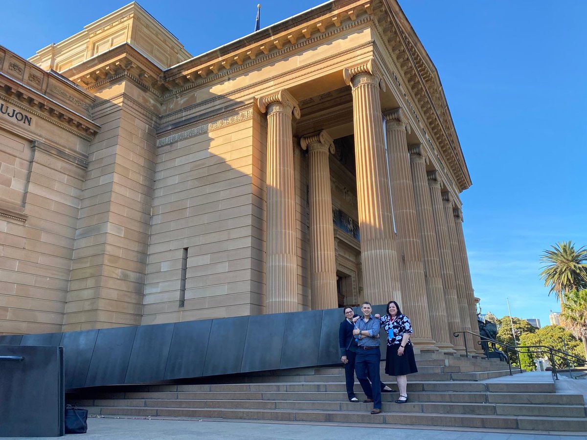 deannavarga's tweet photo. About to kick off the final day of #ctasyd @agendaparis @ArtGalleryofNSW Having a bit of fun with @AGBCOO @agbevents @KSimmondsHall @MayvinGlobal #culturalleadership #thearts #consulting #consultinglife #agnsw https://t.co/ymqUJxFmi1