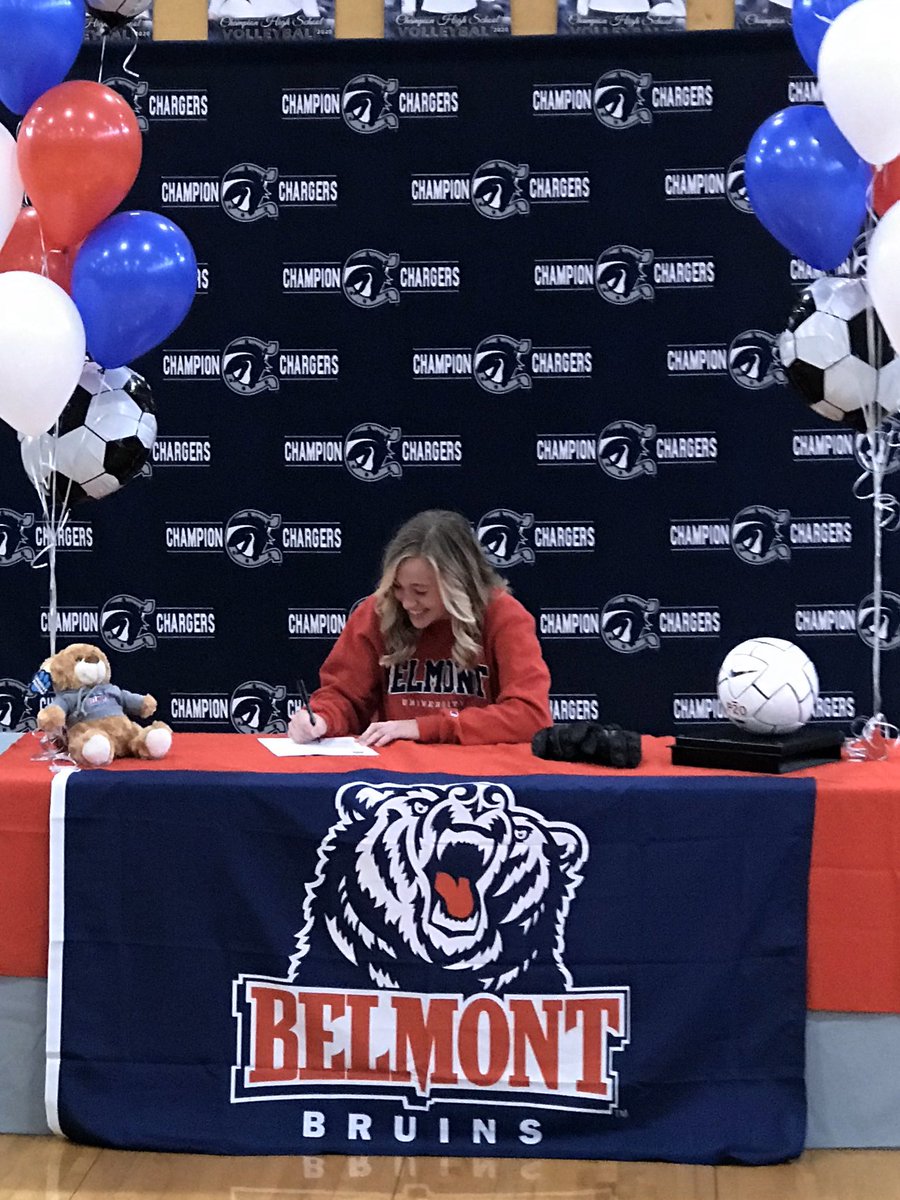 ChampionSoccer's tweet photo. Congratulations to Taylor Wieland for signing with Belmont University in Nashville. They are getting an amazing keeper and an outstanding leader! #NationalSigningDay @taylorwieland20 @BelmontWSoccer https://t.co/0wqEiCu24V