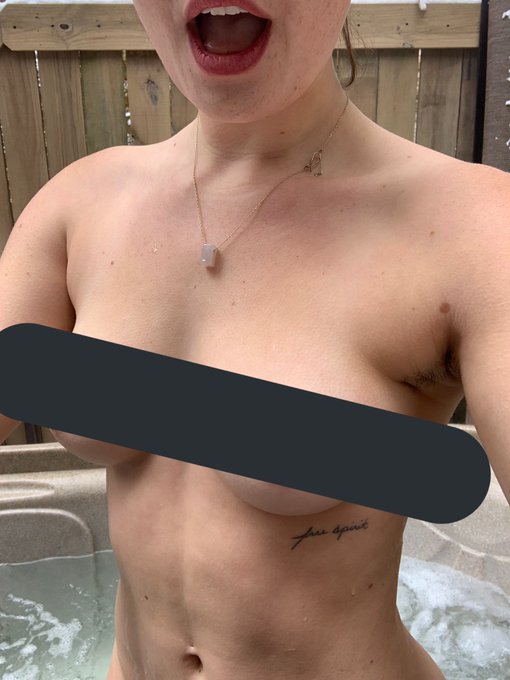 Don&rsquo;t think my nips could&rsquo;ve gotten any harder or tighter  Uncensored pics on my onlyfans!   https://t<a href="/tag/newprofilepic"class="tags"><span>#newprofilepic</span></a><a href="/tag/notevenapushupbra"class="tags"><span>#notevenapushupbra</span></a>
