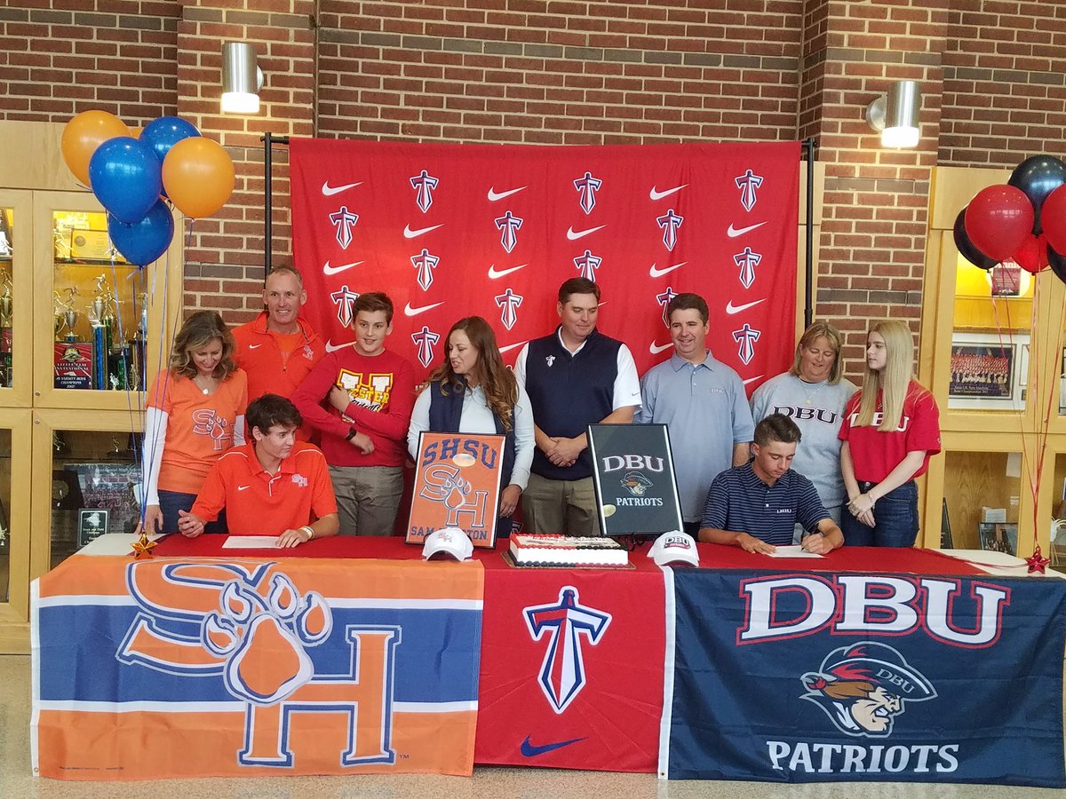 Cen10titans's tweet photo. Congrats, Austin and Nathan, on an incredible National Signing Day!! #TitanGolf #TitanPRIDE #TitanNation https://t.co/TyvcV9k4Lc