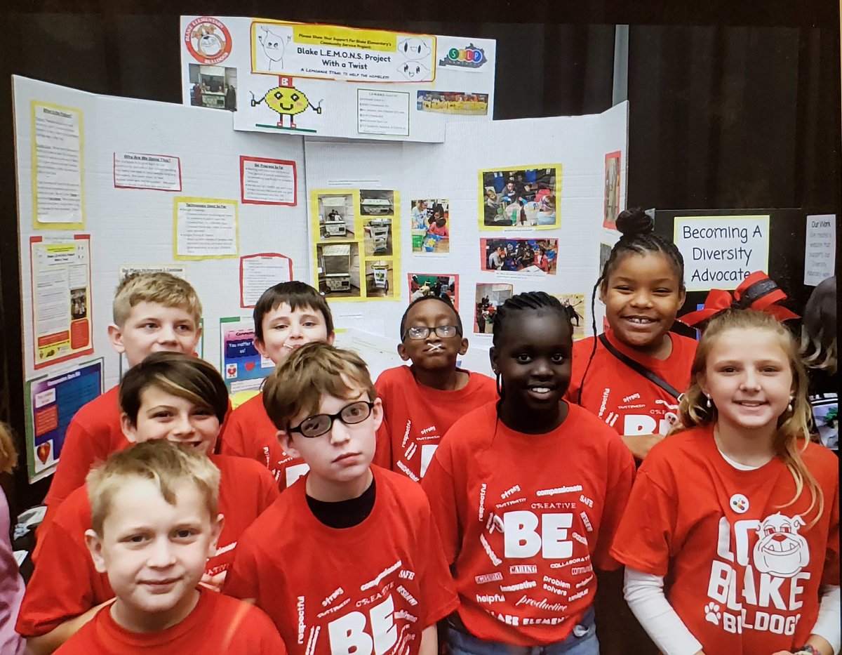 VenitaB_teach's tweet photo. Congrats to our amazing @BlakeElementary @STLPKentucky kiddos for advancing to the next level with their Lemonade Stand/Community Service Project!🎉 State competition-- here we come!🏅#WeAreJCPS #Zone2Crew #JCPSBackpack #STLProcks #STLPRoadtoRupp #STLPlevelup https://t.co/cQZtH39BM9