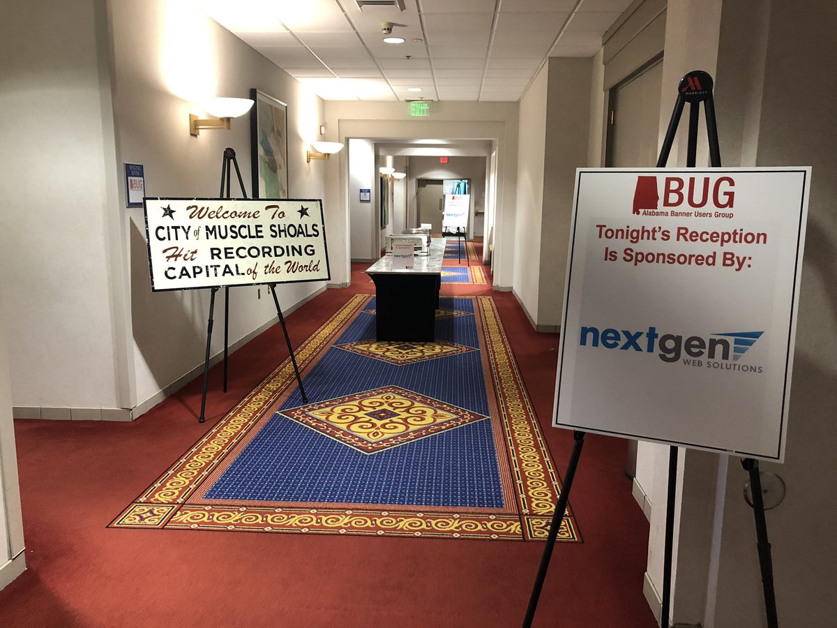 ALBUG Conference Attendees—Don’t forget to join us for our welcome reception tonight at 6pm. #albug2019