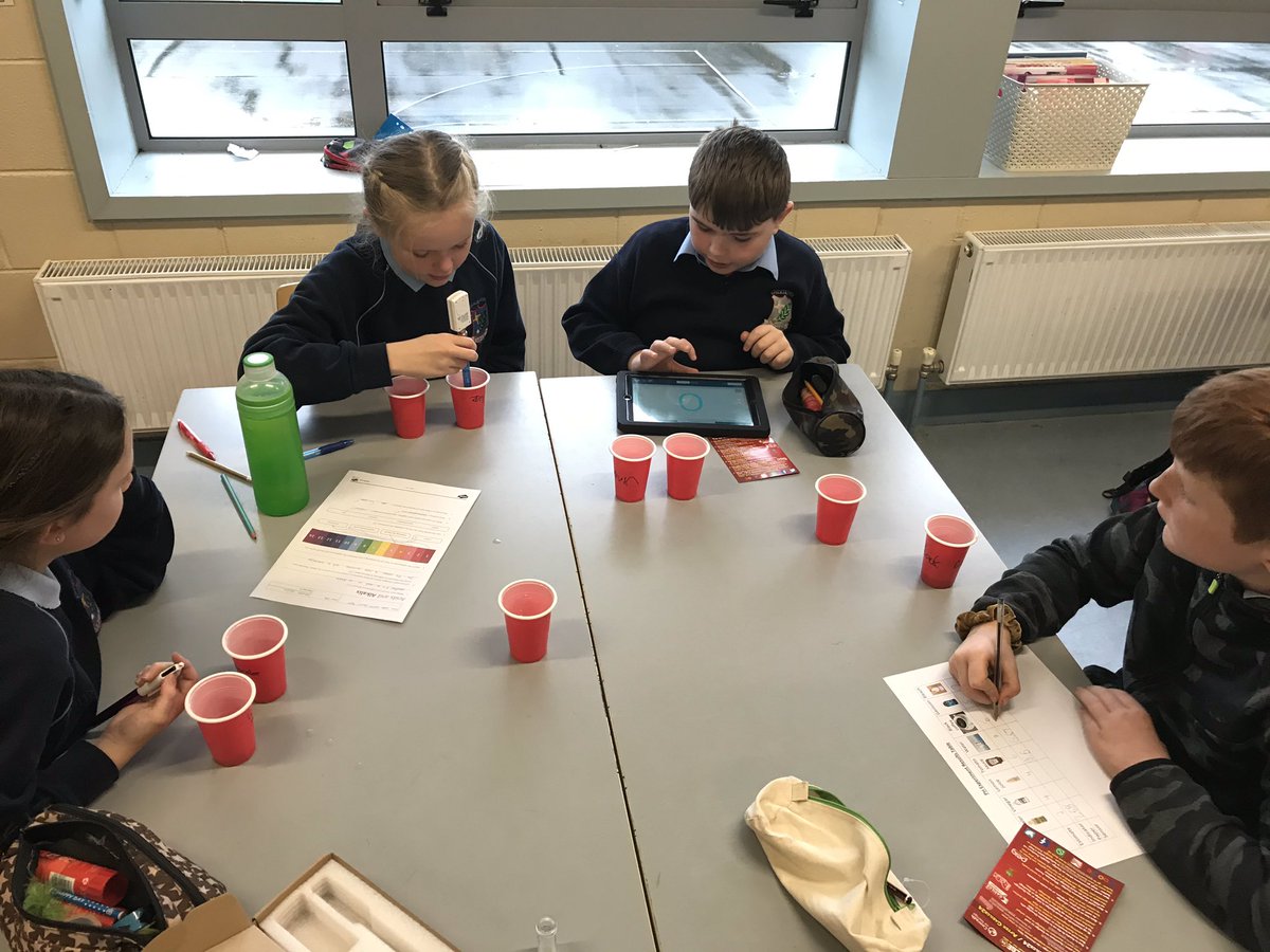 TippSTEM's tweet photo. We used the @pascoscientific PH Sensor to accurately give us the PH value of each of the liquids we tested #scienceweek @cbsthurles @PDST_TechinEd @scienceirel #SEFdigital https://t.co/so2uZ2kdgj