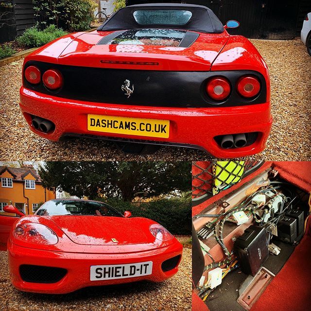 DashcamsLtd's tweet photo. Nice working on this #ferrari #f360 #ferrarif360 installing @goluk_unitedkingdom #goluk #dashcam with added parking mode battery in #cambridge 👌🏻 https://t.co/2h1VTPuhH8 https://t.co/2pYnjdoh7L