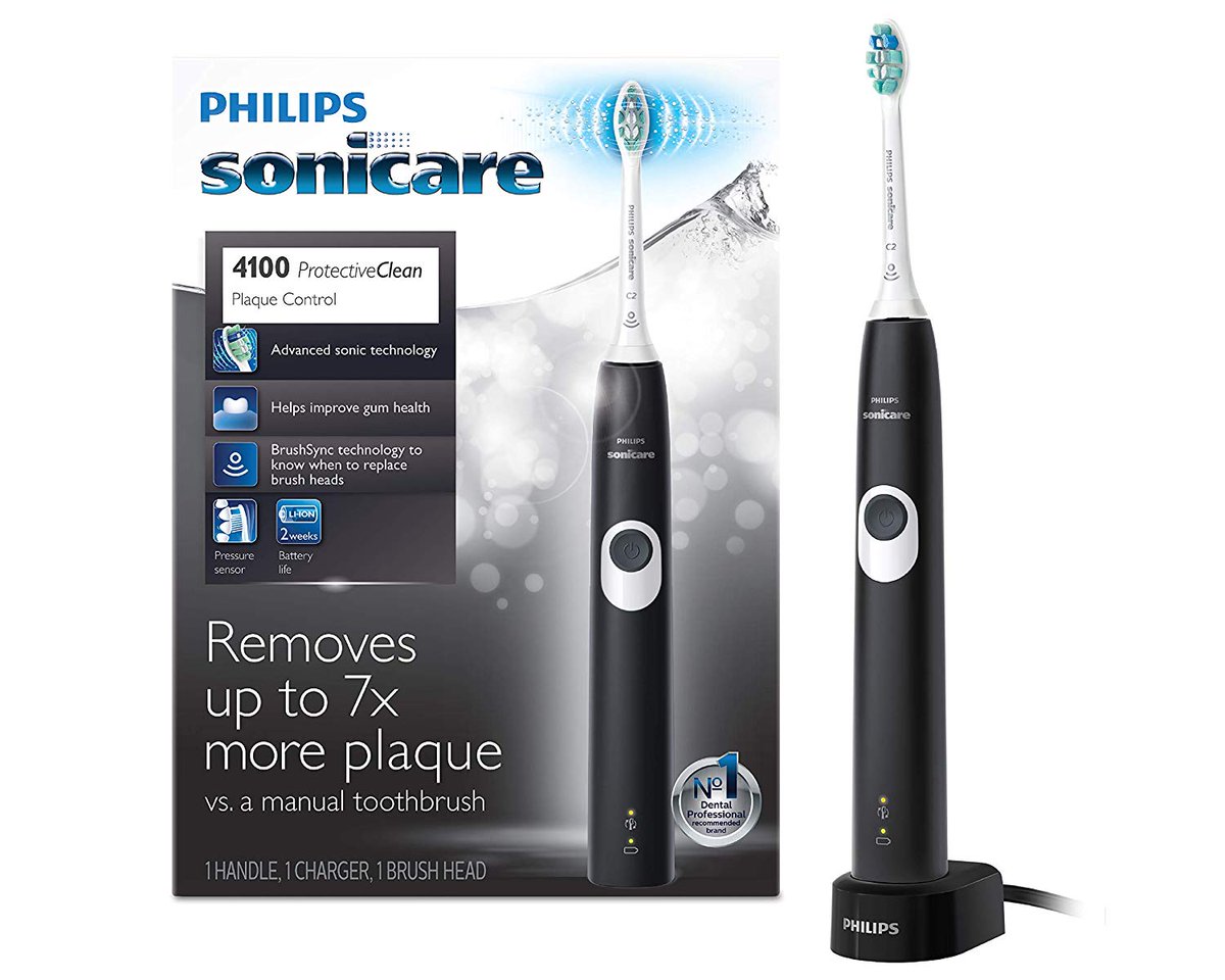 AMAZOPRODUCTS's tweet photo. Philips Sonicare ProtectiveClean 4100 Rechargeable Electric Toothbrush, Black HX6810/50

Here it is: https://t.co/ZToiMqAbdu 

#Philips #Sonicare #ProtectiveClean #Rechargeable #Electric #Toothbrush https://t.co/zs3FTSHLet