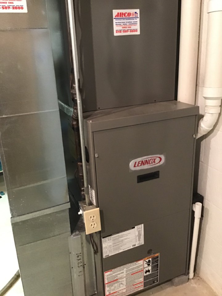 Lennox furnace tuned up - Brian  H. checked in near E Meadow Ln Beachwood, OH nearbynow.co/biz/air-condit…