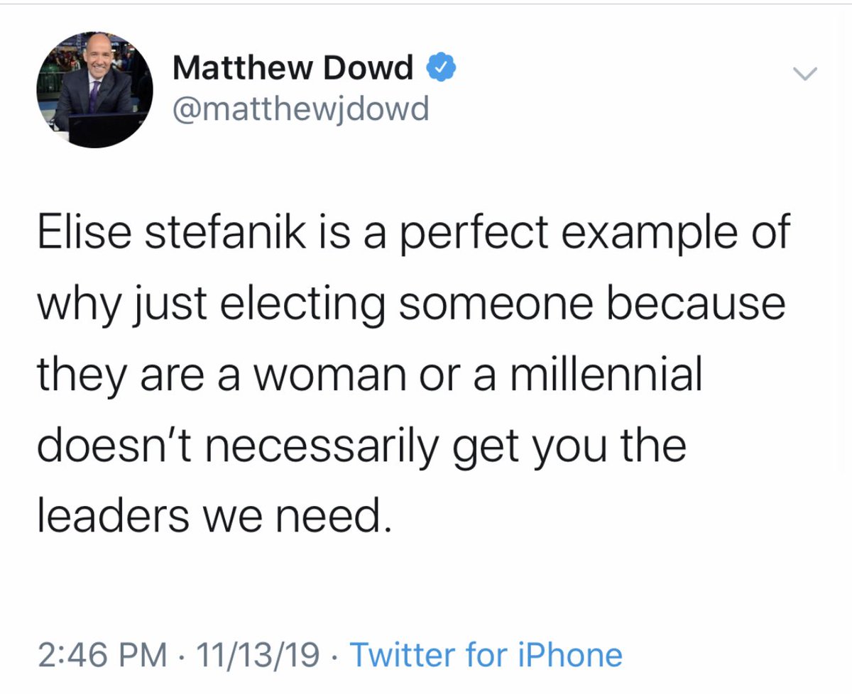 ABC hack deletes tweet claiming Elise Stefanik was only elected because she's a woman