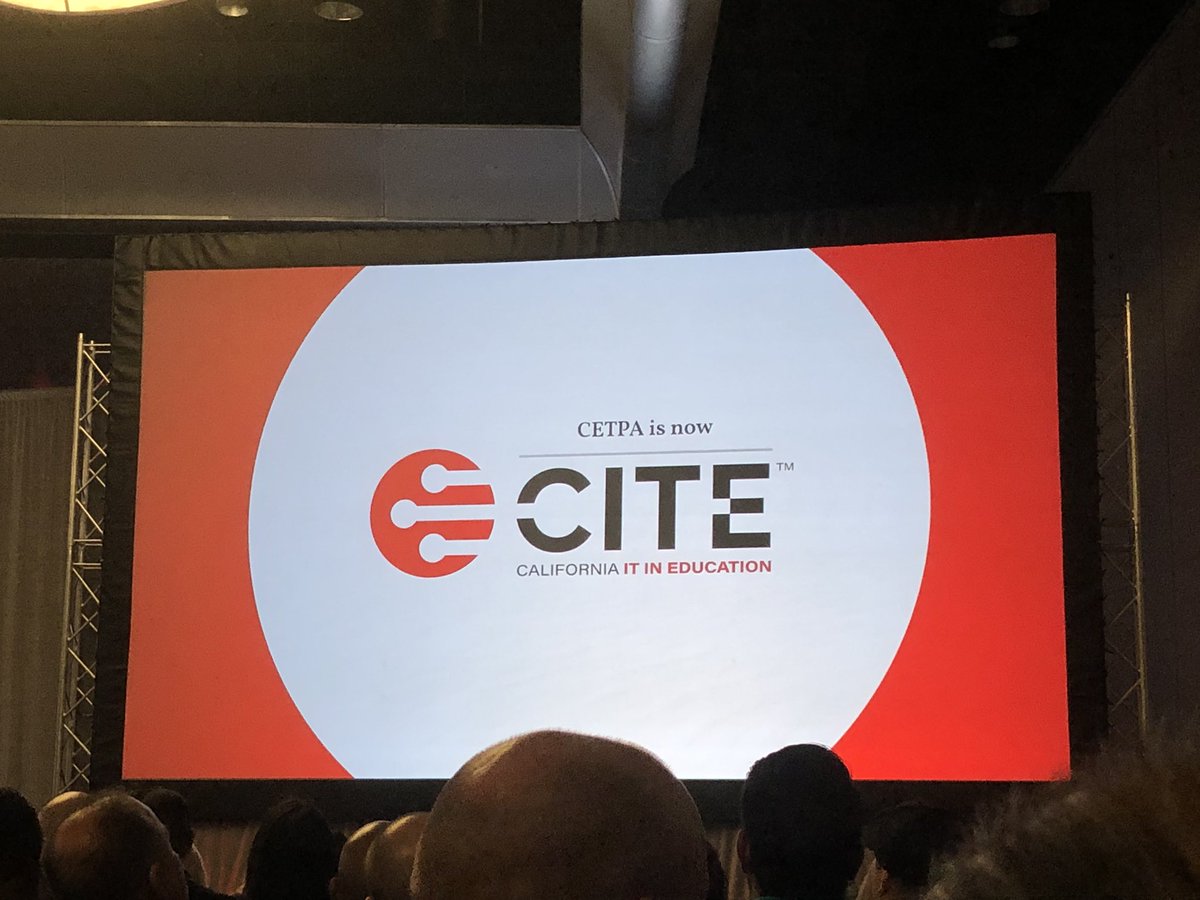 EdtechBUSD's tweet photo. Bold move!!! CETPA rebrands to #CITE  do technically I am now at #CITE2019 #transported https://t.co/zo1WLwAuT9