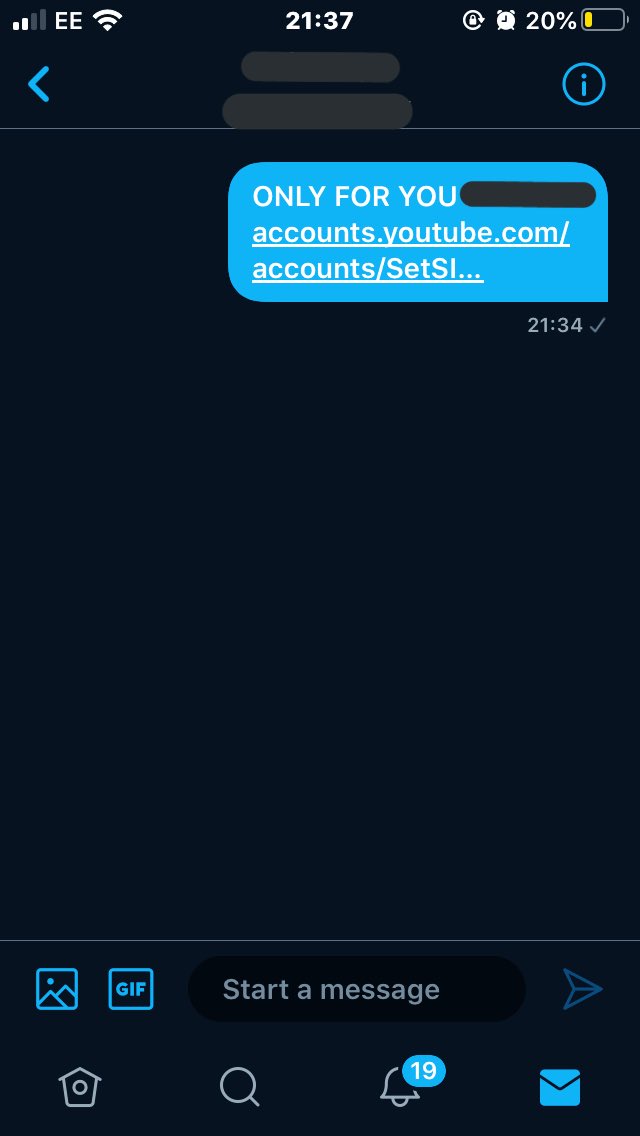 xchar_emmax's tweet photo. If you just got a dm from me with a link DO NOT CLICK IT, I got hacked and it is a scam. Please share this around 💛💛💛x https://t.co/0WYu5LDseT