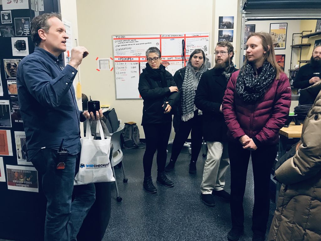 webcheckout's tweet photo. Thank you to our amazing customers who braved the Chicago weather to attend our Fall User Symposium! And how better to cap off a successful week than to take a trip to the DePaul Cinespace @CDMDePaul to see #WebCheckout in action! 🎬🎥 https://t.co/fTLu4bVJsa