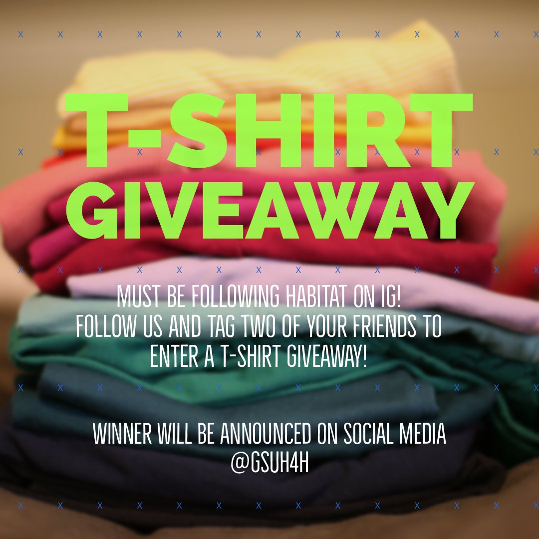 _GSUH4H's tweet photo. We’re having a T-shirt give away on ig!! 🚨🚨🚨🚨 Follow us @gsuh4h and tag two of your friends to be entered! https://t.co/Ae72vhf6S5