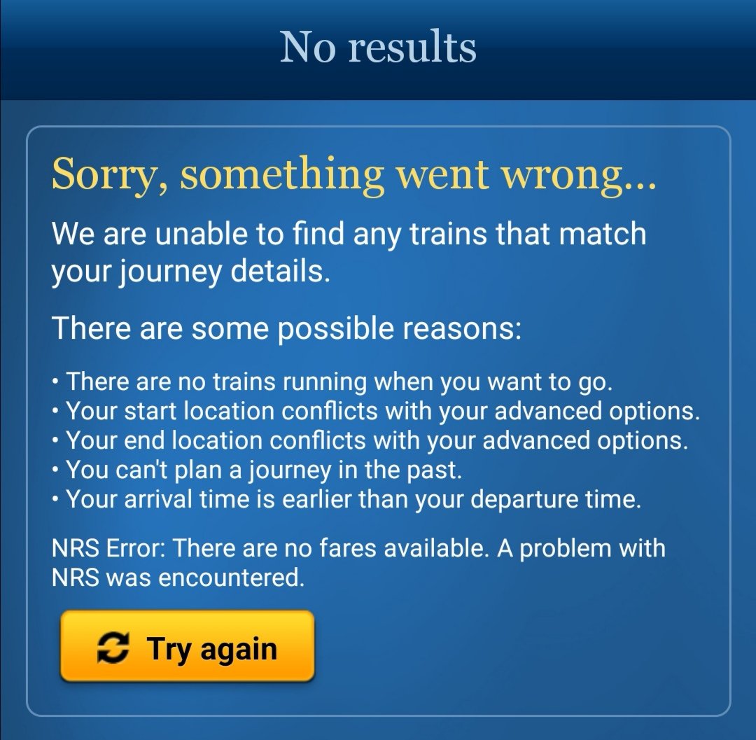 HirdLaura's tweet photo. @nationalrailenq help I'm trying to book tickets from Milton Keynes to Birmingham on Saturday 7th December but I keep getting this error message every time! https://t.co/iU9H7mcTfs