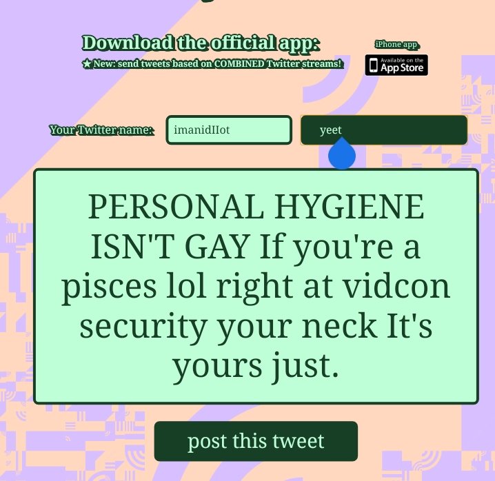 imanidIIot's tweet photo. @themxs_pml personal hygiene isn't gay https://t.co/5ATR97YsEI