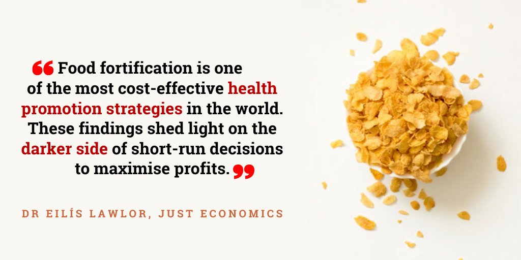 ChangingMarkets's tweet photo. Food fortification - the addition of key micronutrients to food - is an effective way to tackle deficiencies. And yet @KelloggCompany has deliberately removed key micronutrients from cereals in Mexico over 5 years. Why? $85m in savings💰 #CornFakes https://t.co/6ZAQR0uo6c https://t.co/ZlyzwOefCq