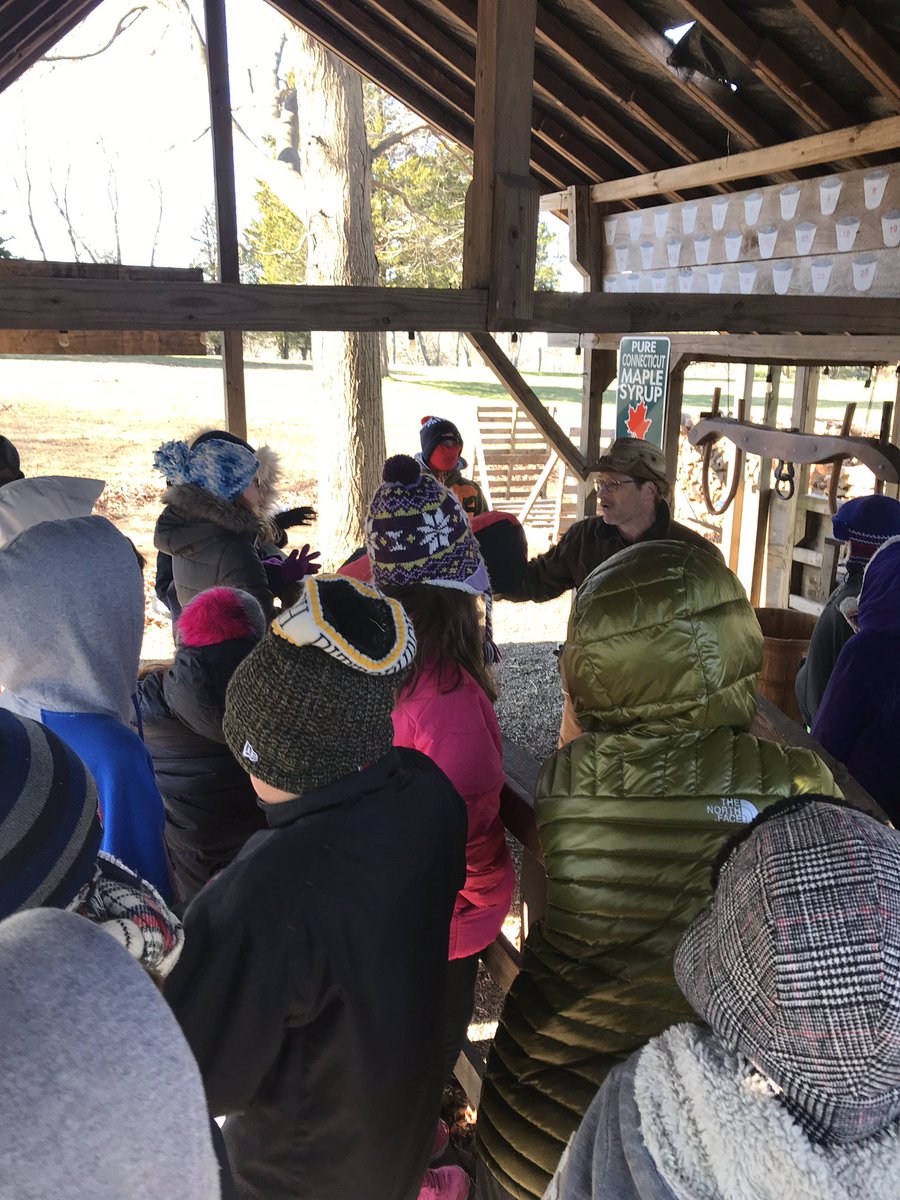 At Ambler Farm learning how the colonists prepared for winter. The cold made it authentic!#cidermillway #wiltonwayct