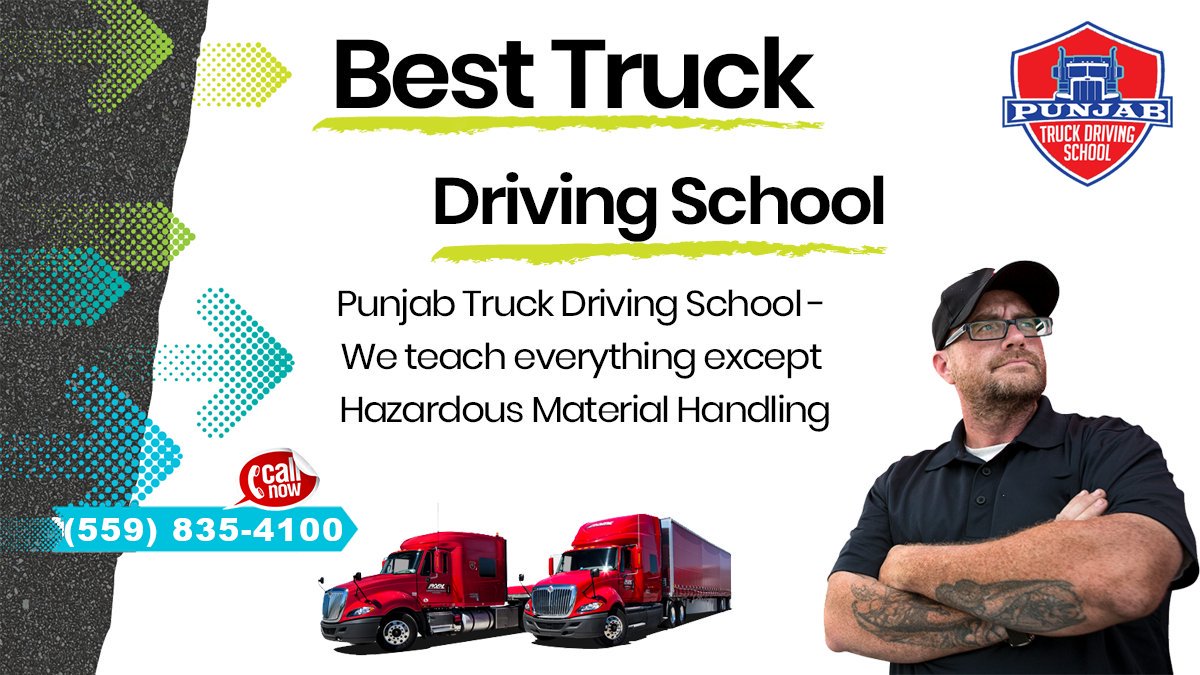 punjab_truck's tweet image. #BestTruckDrivingSchool

Punjab Truck Driving School - We teach everything except Hazardous Material Handling. 

Call now:-(559)-835-4100

#Heavydutytrucklicense #CDLtest #truckdriver #truckdrivingschoolcalifornia