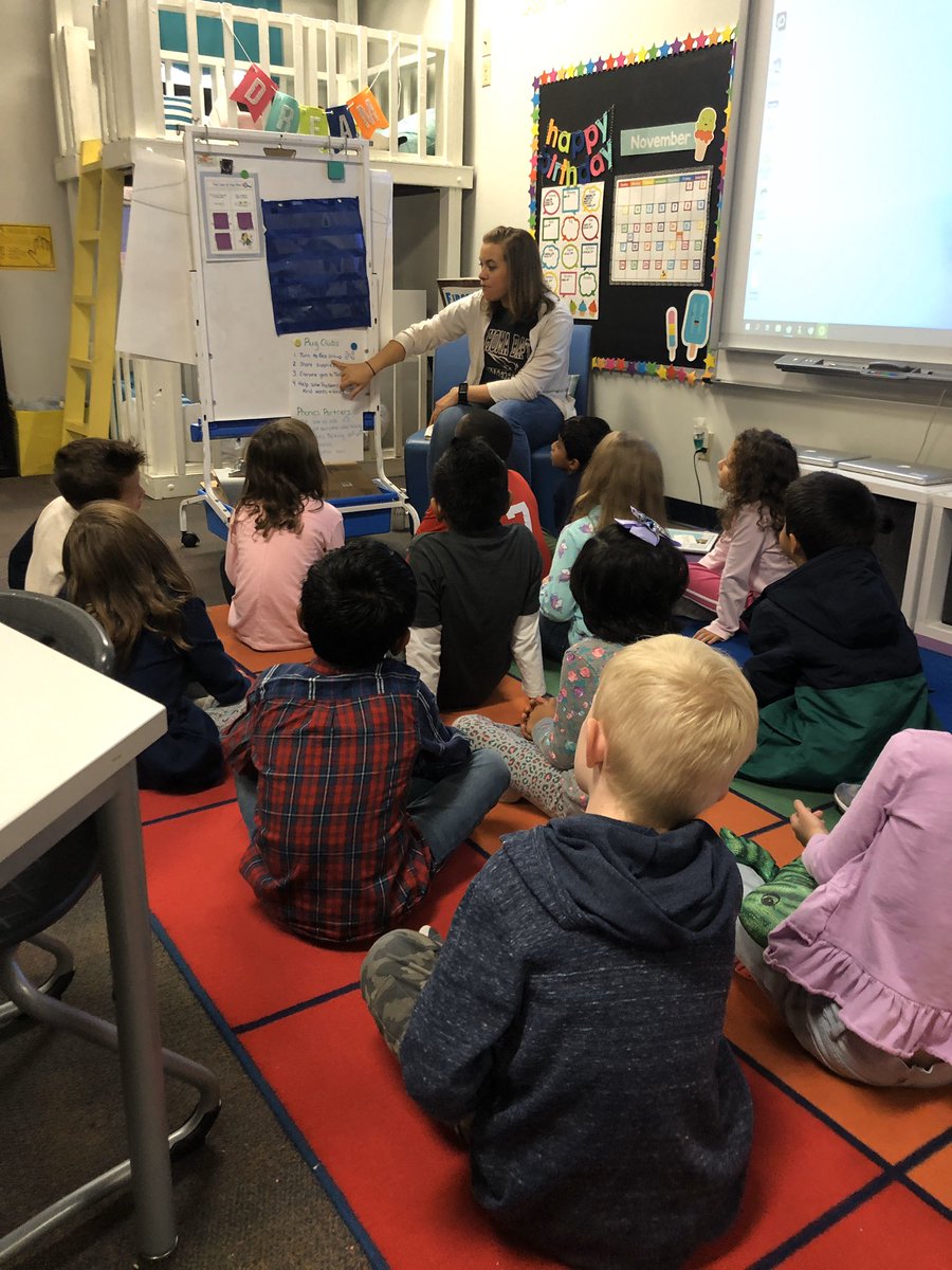 mrsbuschow's tweet photo. learning from @ICatMKB our IC as she helps my learners practice rug club expectations during phonics! #mavsinaction https://t.co/loIAU0l7nw