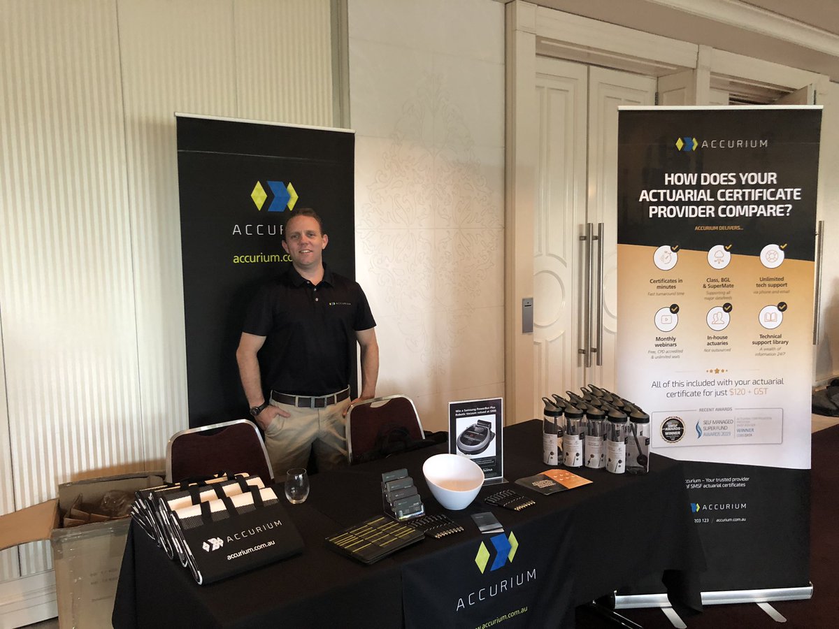 Accurium's tweet photo. Today @SteveSMSF and @MeganKaponas are in Melbourne and looking forward to meeting you at the @SMSFAdviser #SMSFSummit https://t.co/MuYYrXKHFM