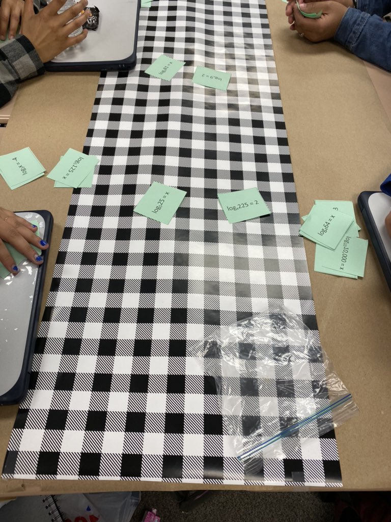 OMGitsMsOB's tweet photo. Classroom Transformation Complete! Made the room a bit more like a โlog cabinโ in PreCalc today to review logarithms before our test! #keepyourwhycloseby https://t.co/mA6joSYYmM