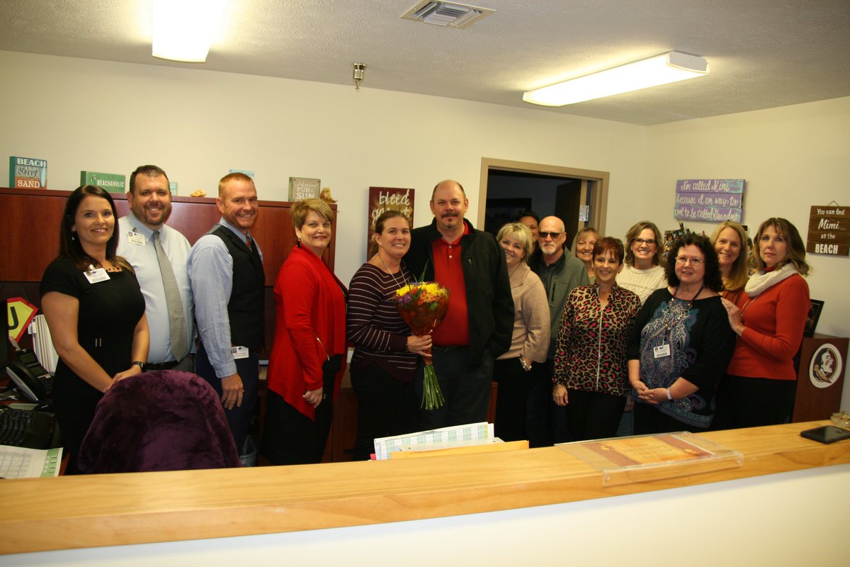 MarionCountyK12's tweet photo. Congratulations to Jennifer Goodson, clerk specialist for School Counseling &amp; Assessment, and finalist #1 for MCPS School-Related Employee of the Year! @pefmc @MCPS_SCA_Tweets https://t.co/nJd90HO09O