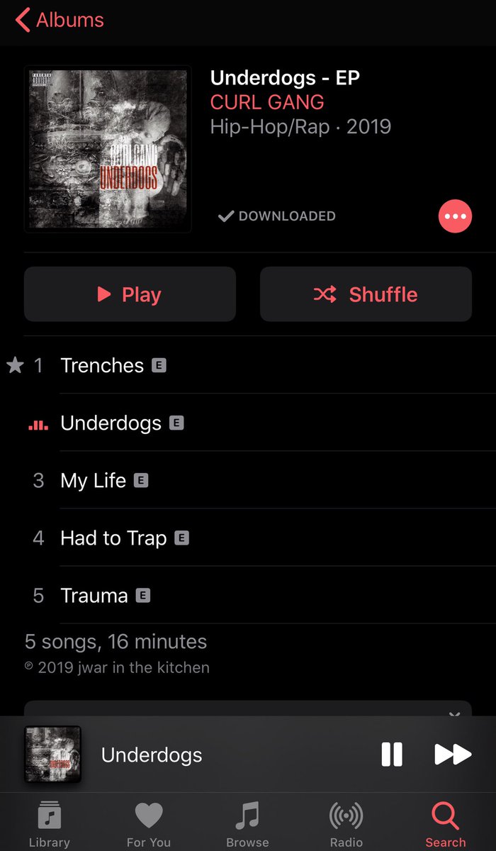 CurlGangWrld's tweet photo. ATTENTION‼️ if you’ve been waiting for that new #CurlGang EP “underdogs” to drop its out NOW!!! You can find it on tidal,Spotify,Apple Music and YouTube. Go run it up‼️ https://t.co/Iu0DfcVQQq