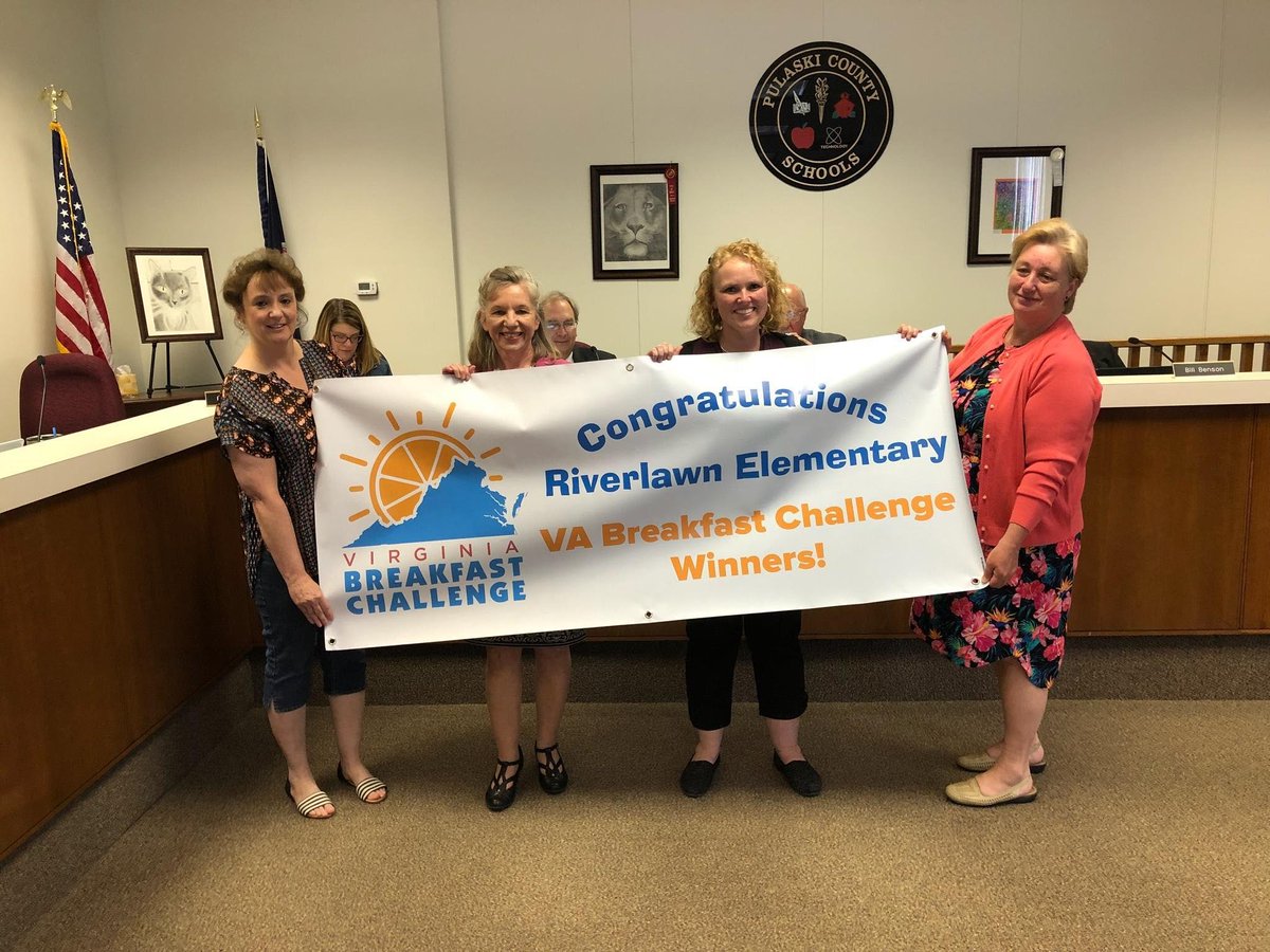NoKidHungryVA's tweet photo. We're halfway through the 4th annual #VAbreakfast Challenge! Don't forget to enroll your school division for a chance to win cash prizes and bragging rights for schools! https://t.co/SfTpgSAJyF