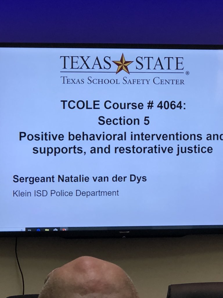 isd_pd's tweet photo. #TxSchoolSafety #SgtVsnDerDys #schoolsafety #training @TxSchoolSafety https://t.co/nxTmo1C4vu