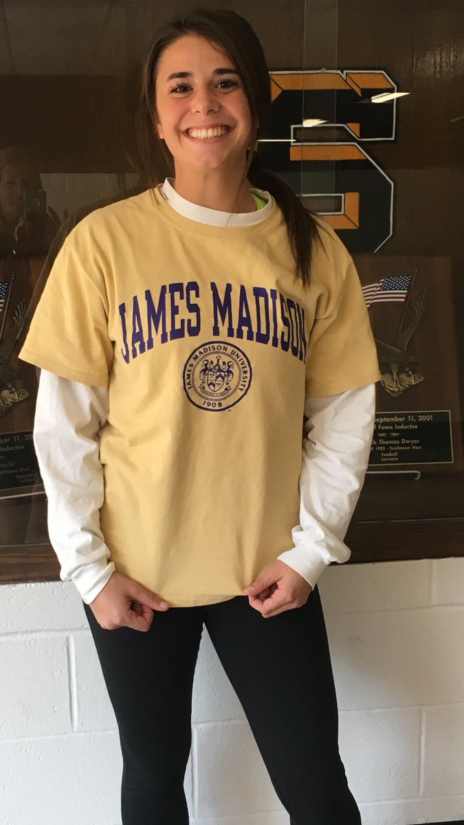 SWest_GirlsLax's tweet photo. 🏆Congratulations to Nicholle Marshall on signing a National Letter of Intent today, to play Lax at JMU!!! So proud of you👏🏻👏🏻@SCSD_HSW https://t.co/q4joqJDfR1
