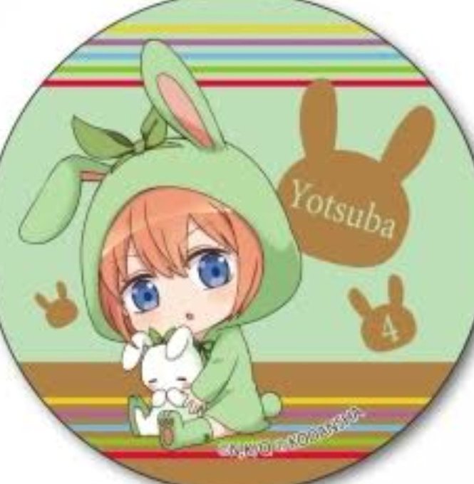 ジエルクスさんがTwitterに投稿した中野四葉(五等分の花嫁)のイラスト。