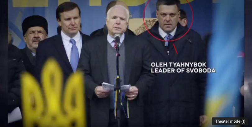 Oleh Tyanhybok is interesting fellow. Was head of Svaboda. Please read the entire article and then look at these pictures of Oleh with US Leaders. /21 https://www.bbc.com/news/maga...