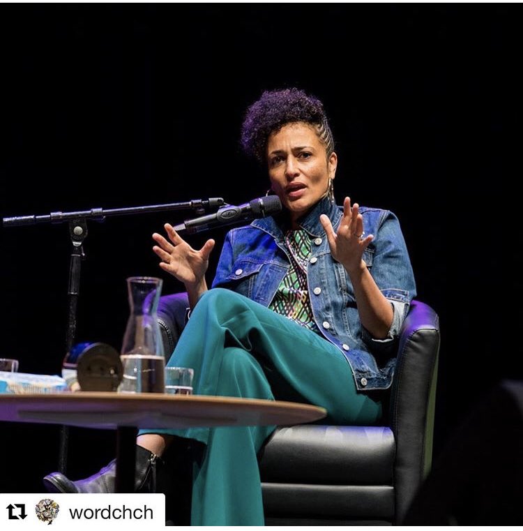 whatelseanna's tweet image. This, last night. So good. #ZadieSmith #wordchch #greenpants