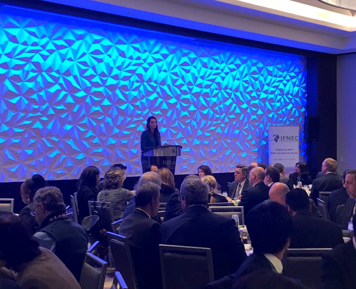 IYNC's tweet photo. IYNC participated in the International Framework for Nuclear Energy Cooperation #IFNEC meeting in Washington, DC, hosted by @ENERGY this week, with @LenkaKollar giving remarks on the role of the young generation in new #nuclear energy solutions. https://t.co/0ENhlvMbby