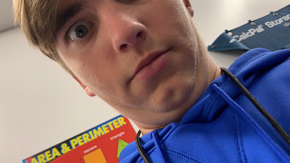 Jake23656875's tweet image. @mskimsmath sean has 2 rolls under his chin. #mathiseverwhere #math #number #saltiaroastednubaid #phonecheck