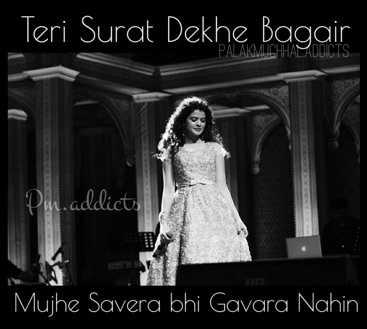 pm_addicts's tweet photo. Teri Surat Dekhe Bagair 
Mujhe Savera bhi Gavara Nahin @palakmuchhal3 #mylife 
#palakmuchhaladdicts https://t.co/wfzZ9WBXJL