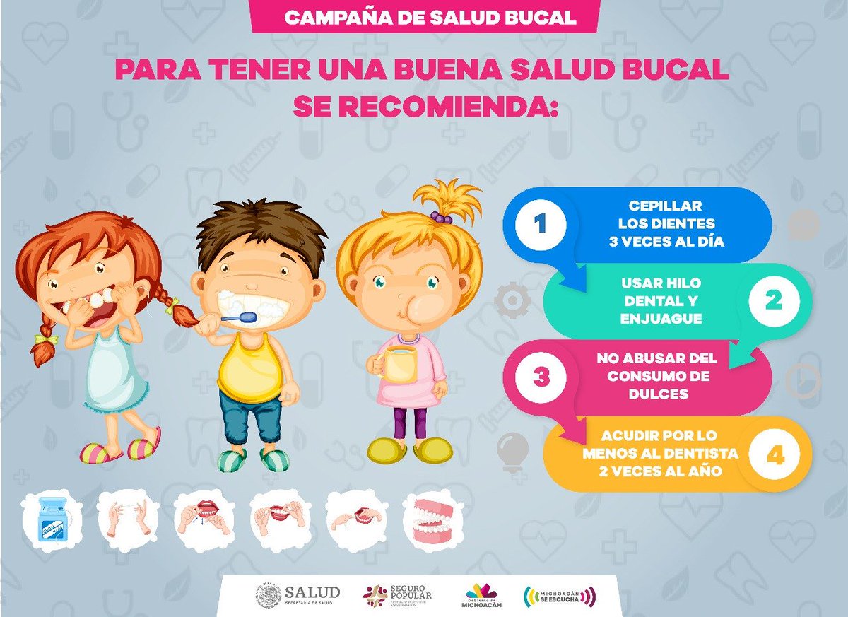 SeguroPopuMich's tweet photo. El SeguroPopular cubre diagnóstico y tratamiento de enfermedades bucodentales a todas y todos sus beneficiarios. #ServiciosDeSaludYMedicamentosGratuitos #MichoacánSeEscucha https://t.co/PO8vM426R5
