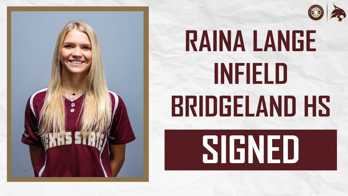 Our seventh and final signee is infielder Raina Lange ✍️!

#EatEmUp😼