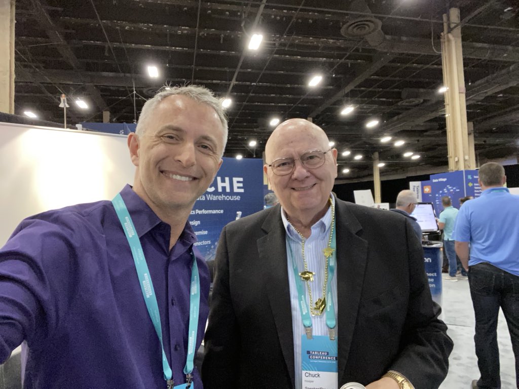 jonigirardi's tweet photo. Great meeting with @chuck_hooper again #data2019 @dataself https://t.co/XtyjToI0VQ