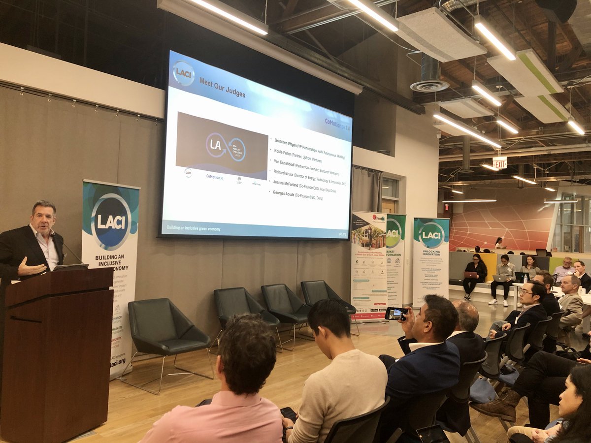 NewCities's tweet photo. The most cutting-edge startups are pitching their innovations @LACIncubator to a crowd of top Venture Capitalists and key public and private stakeholders. Who will be the winners of this year’s #LANMC19? Find out at #CoMotionLA19 on Friday, 6.15pm. https://t.co/P2UZvZIO3c https://t.co/A6jWCATC5a