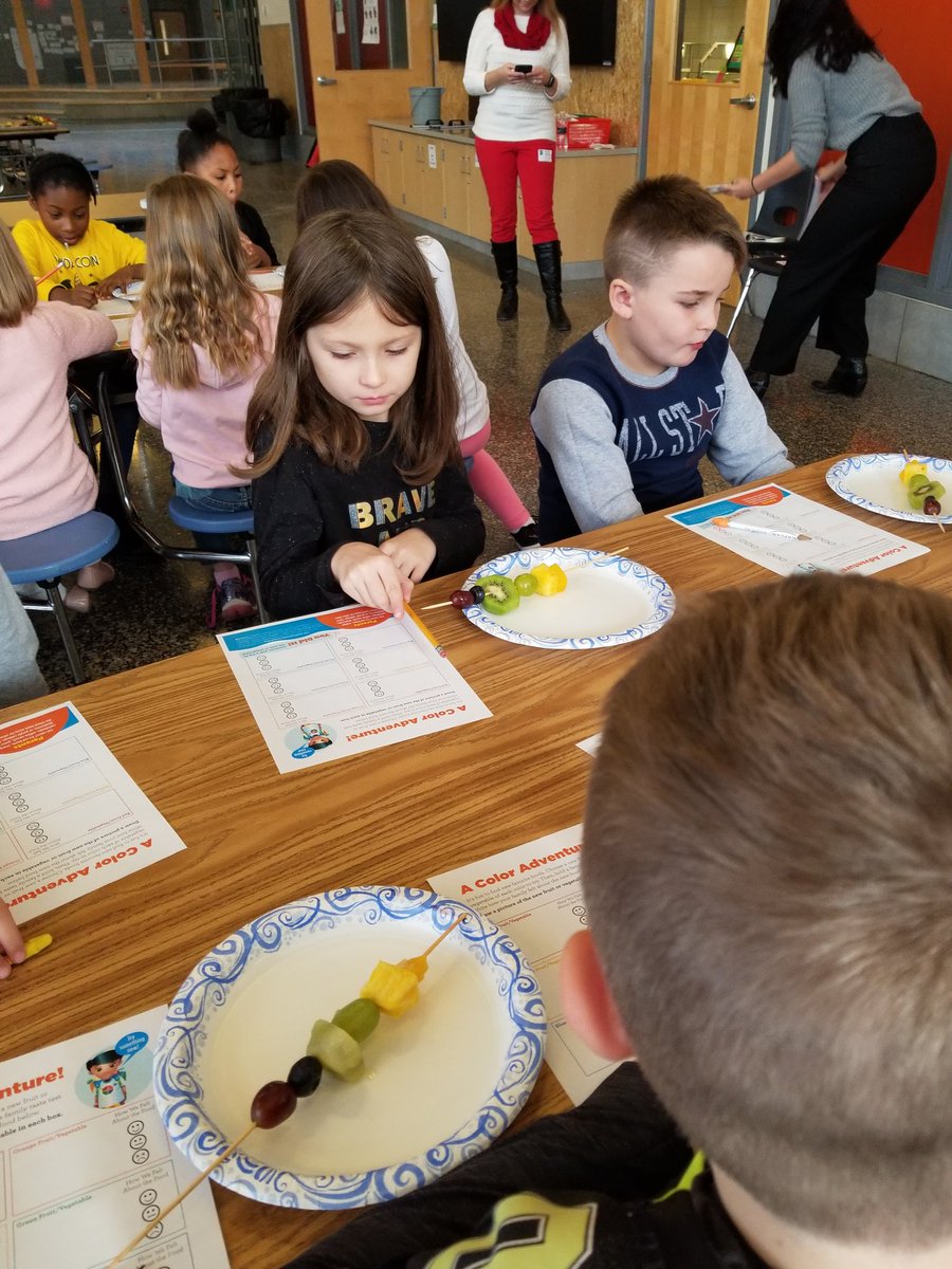 Jules02475's tweet photo. Today we learned about eating the rainbow to help us stay healthy and strong #BPatriotProud #MacOnBoard #SouthSidePride #eattherainbow #trynewthings #yum https://t.co/UzPD1QeocE