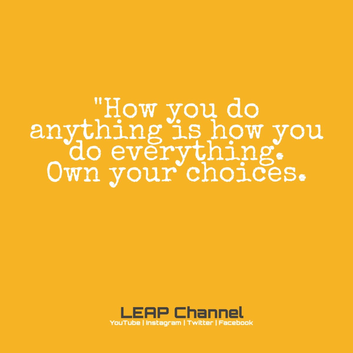 channel_leap's tweet photo. #motivation #inspirational #PositiveVibes #quotesoftheday #leapchannel #writer #LifeLessons https://t.co/iReyufKkhy