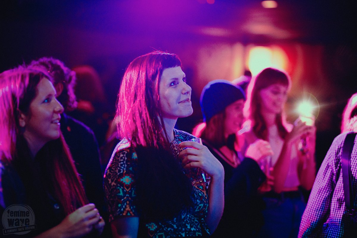 FemmeWave's tweet photo. Did you attend this year's #FemmeWave? We want to know what you thought. If you tell us, you could win a wristband for Femme Wave 2020 - woohoo! Just fill out our quick audience survey. 
https://t.co/gFHIrktVmK

(Photo by Jarrett Edmund @j.edmund.live) https://t.co/0rJPmzhnZc