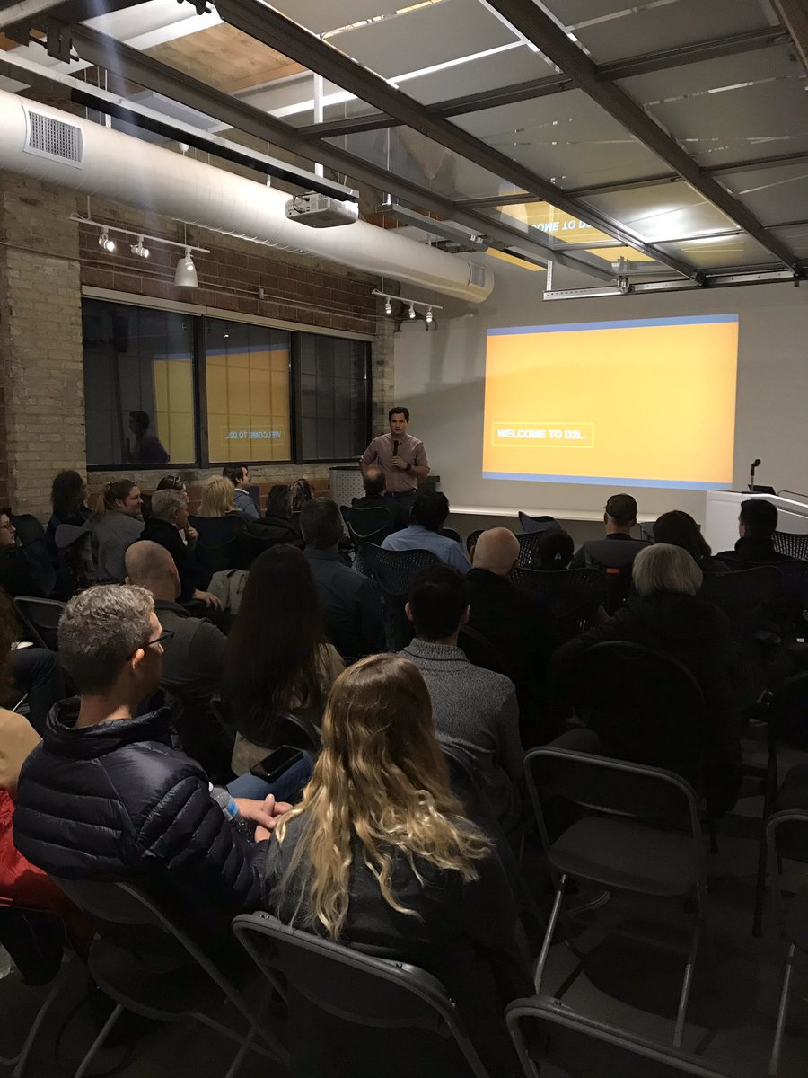 D2L's tweet photo. It’s #BringYourParentsToWorkDay at D2L! #LifeAtD2L https://t.co/1vYGk0489G