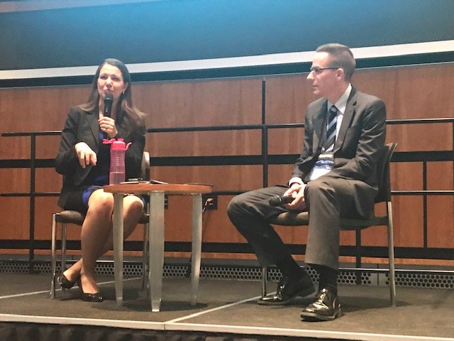 P2Energy's tweet photo. Proud to sponsor @CAPLACanada's keynote featuring Danielle Smith. What a great presentation! https://t.co/rUOxfHqojV