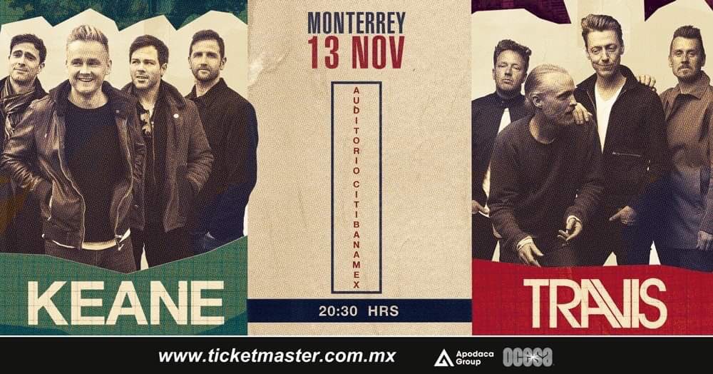 QuePlanMty's tweet photo. 🔥 ¡Participa y GANA un boleto doble para Keane y Travis el día de HOY en el Auditorio Citibanamex! Cortesía del tío @CervezaTecate. 😁🙌

Para participar: 
🎟 Da RT a este tweet. 
🎟 Escribe tu nombre y utiliza el #QuePlanConTecate. 🍻

HOY a la 5:30pm anunciamos ganadores. 🤞 https://t.co/txhryzOfgq