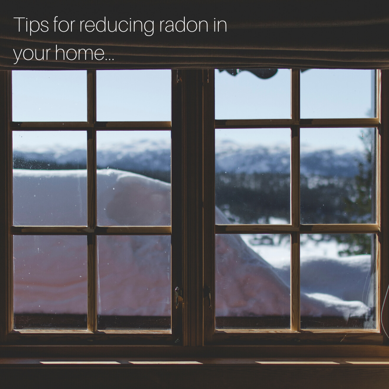 Tips for reducing radon levels in the home: 
Seal or caulk cracks in the foundation. 
In the summer time, reducing radon is as easy as opening a window. 
Best solution is a radon mitigation system!
epa.gov/sites/producti…