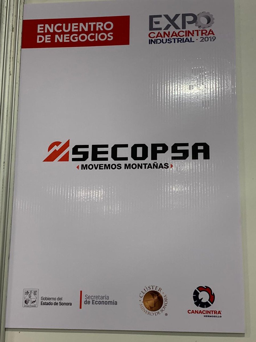 SecopsaMexico's tweet photo. @SecopsaMexico como siempre participando en los eventos de gran importancia para la minería ⛏ y el estado de Sonora. https://t.co/bHASuU4qoO